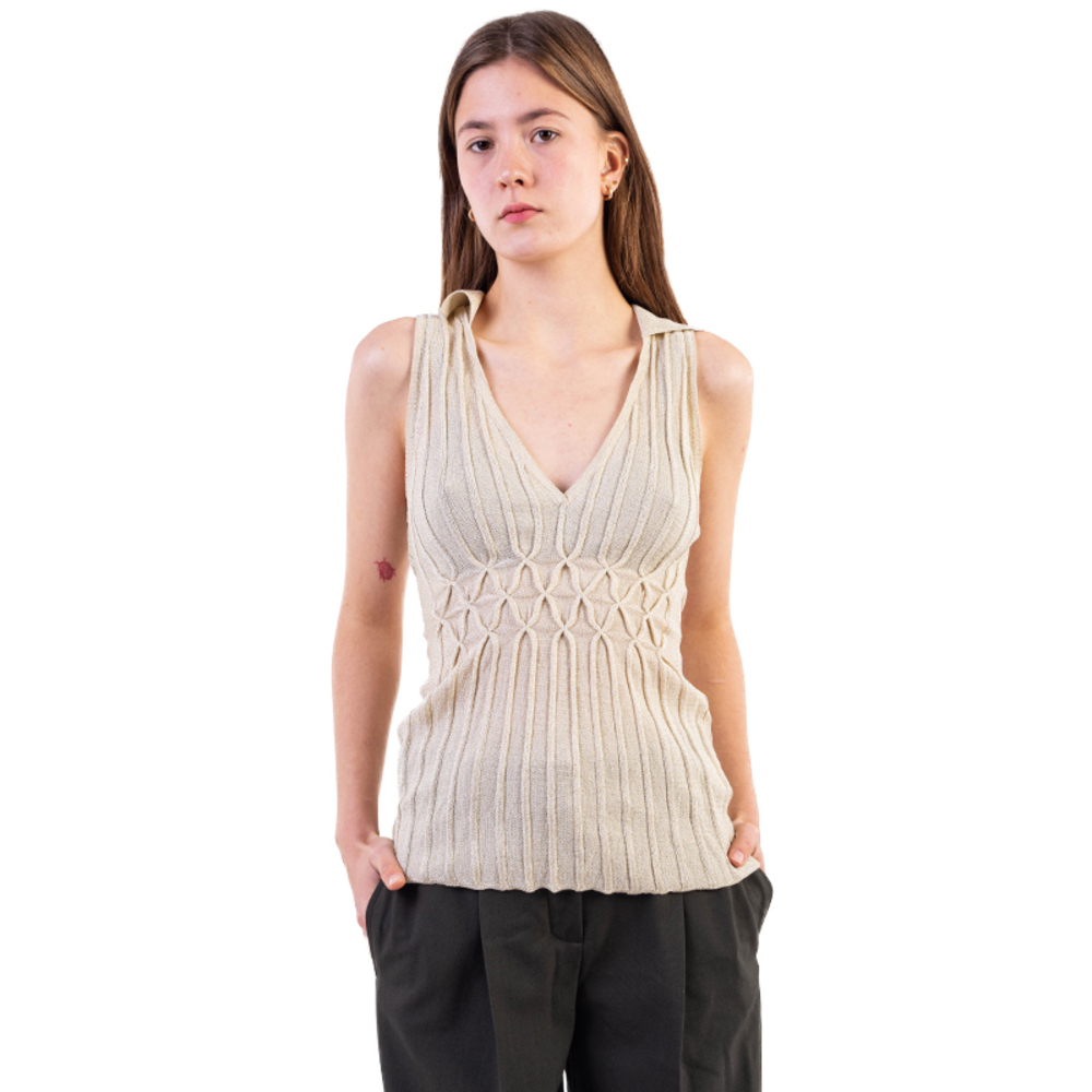 Laltramoda Top Women size M Gold